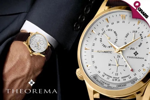 For QR749 Add Classy Bling with a Theorema Paragon Men's Watch - Choose from 8 Sleek Designs! (QR3100 Value)